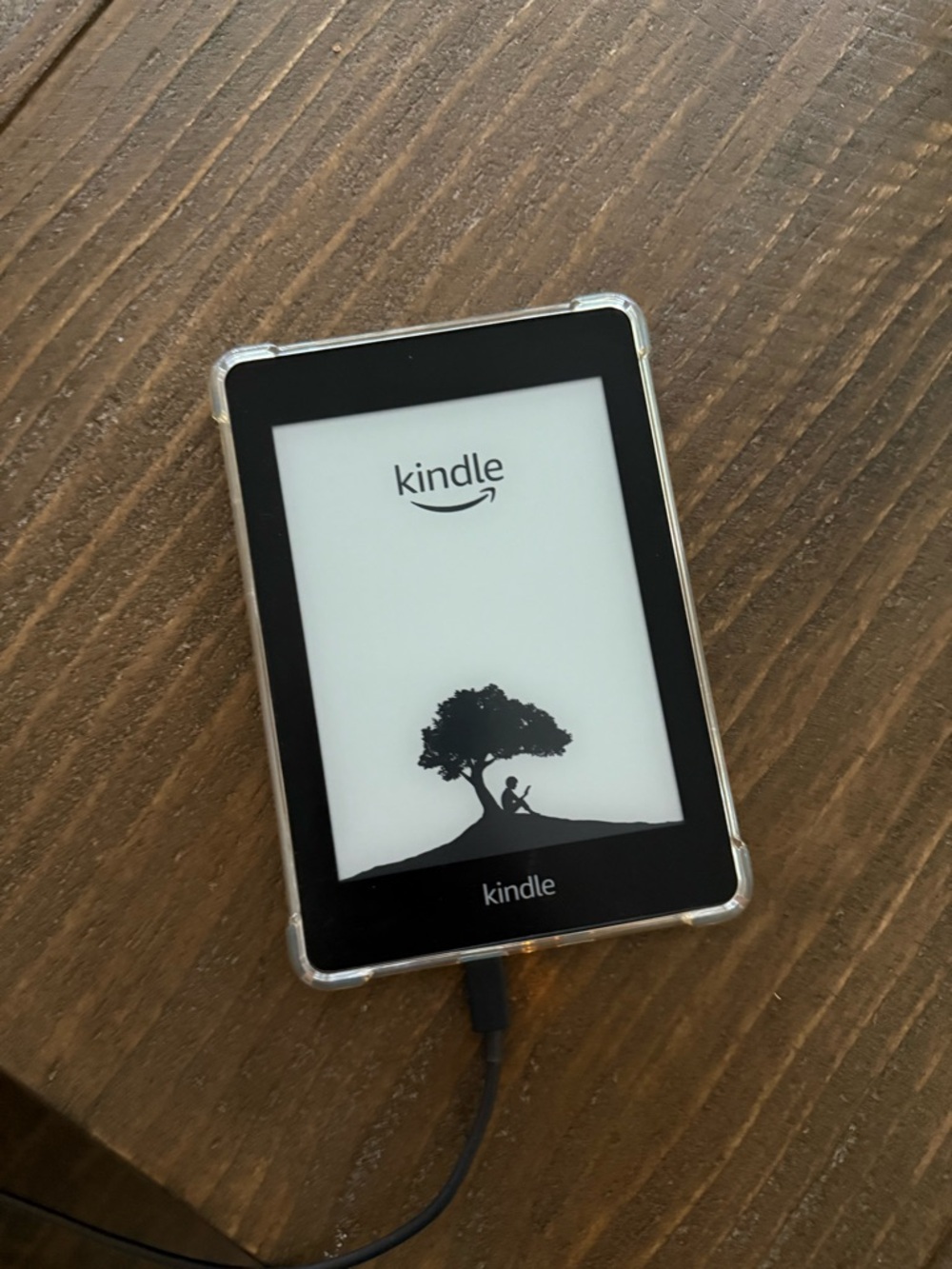 Blue Amazon Kindle with free clear case